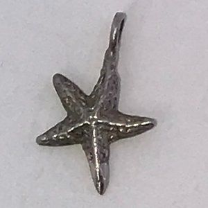 Small Silver Starfish Pendant